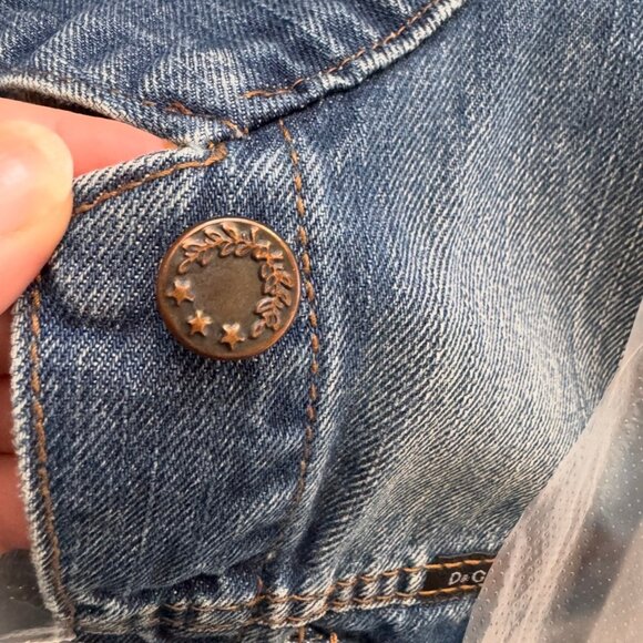 Dolce & Gabbana Denim Jean Jacket with Rhinestones - Picture 12 of 14